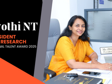 Ms. Jyothi NT, the President of the LIPS Research Foundation, wins National Talent Award 2025