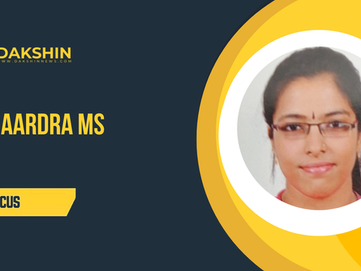 Dr. Aardra M.S. from the state of Kerala has been honored with the prestigious Rabindra Ratna Puraskar 2026 by the Veyil Foundation