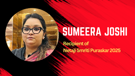 Sumeera Joshi Honored with Netaji Smriti Puraskar 2025 for Her Outstanding Contributions to Spiritual Wellness
