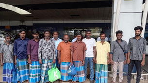 Eleven Indian Fishermen Released from Sri Lankan Prison Arrive in Chennai