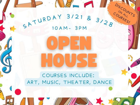 March Open House Announced