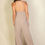 Thumbnail: Spaghetti Strap Solid Wide Jumpsuit