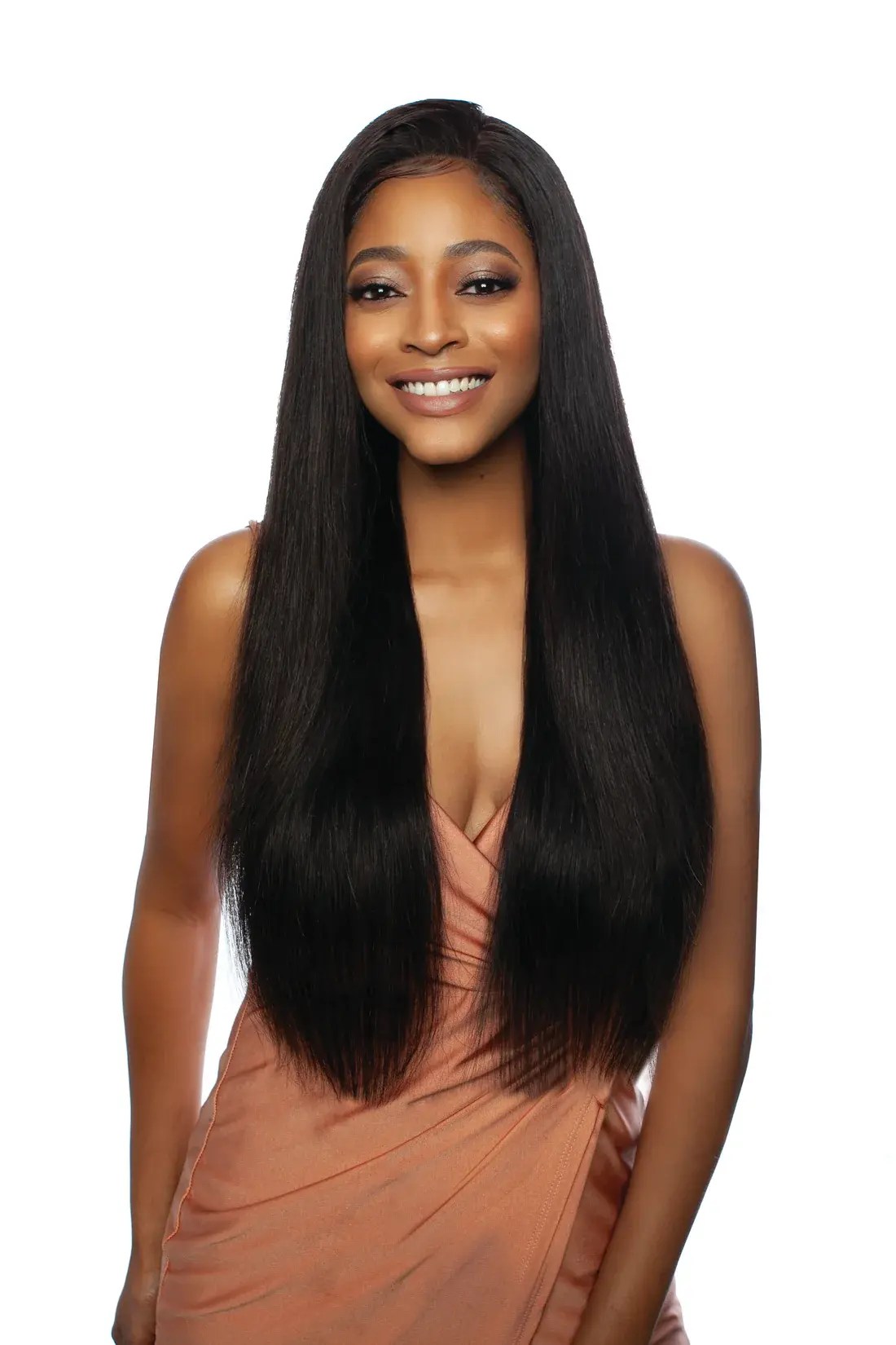 Trill Tro4426 13A 4X4 Hd Lace 26" Closure Straight Wig, NATURAL