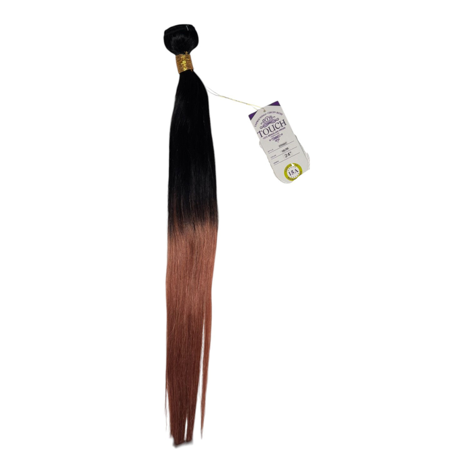 Touch 100% Brazilian Virgin Human Hair, Unprocessed Remi Hair, Straight, 1B/30