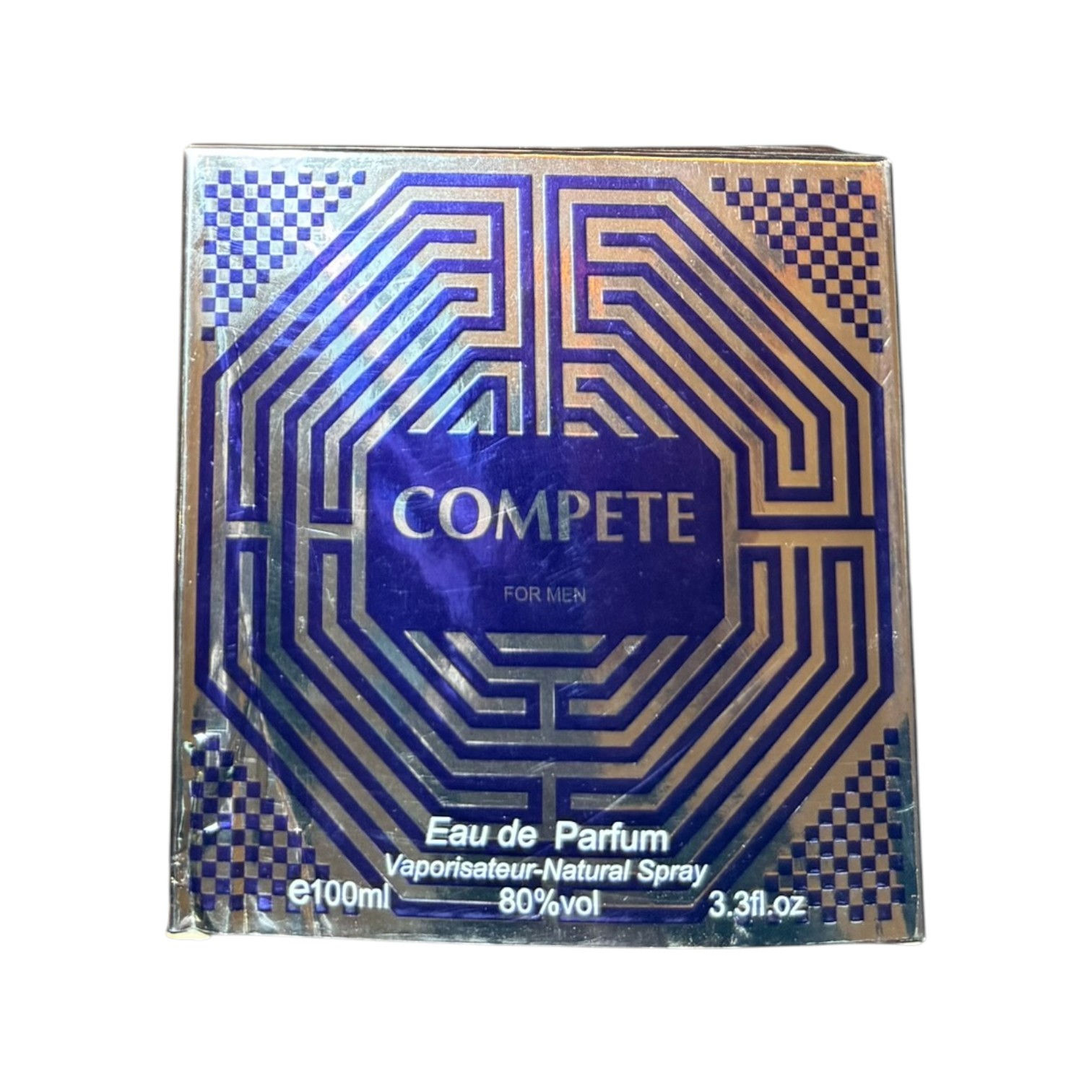 COMPETE Eau de Parfum for Men – 3.3 oz (100 ml)