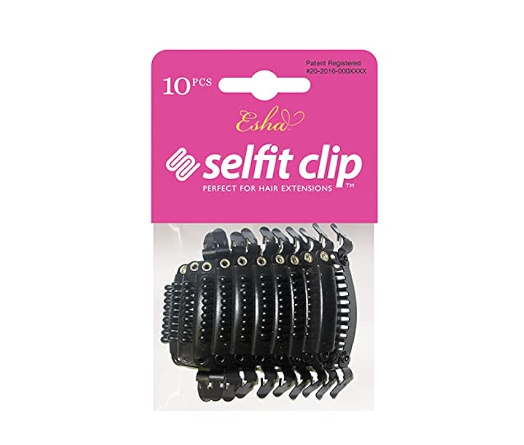 Esha Selfit Clip for Extensions Black