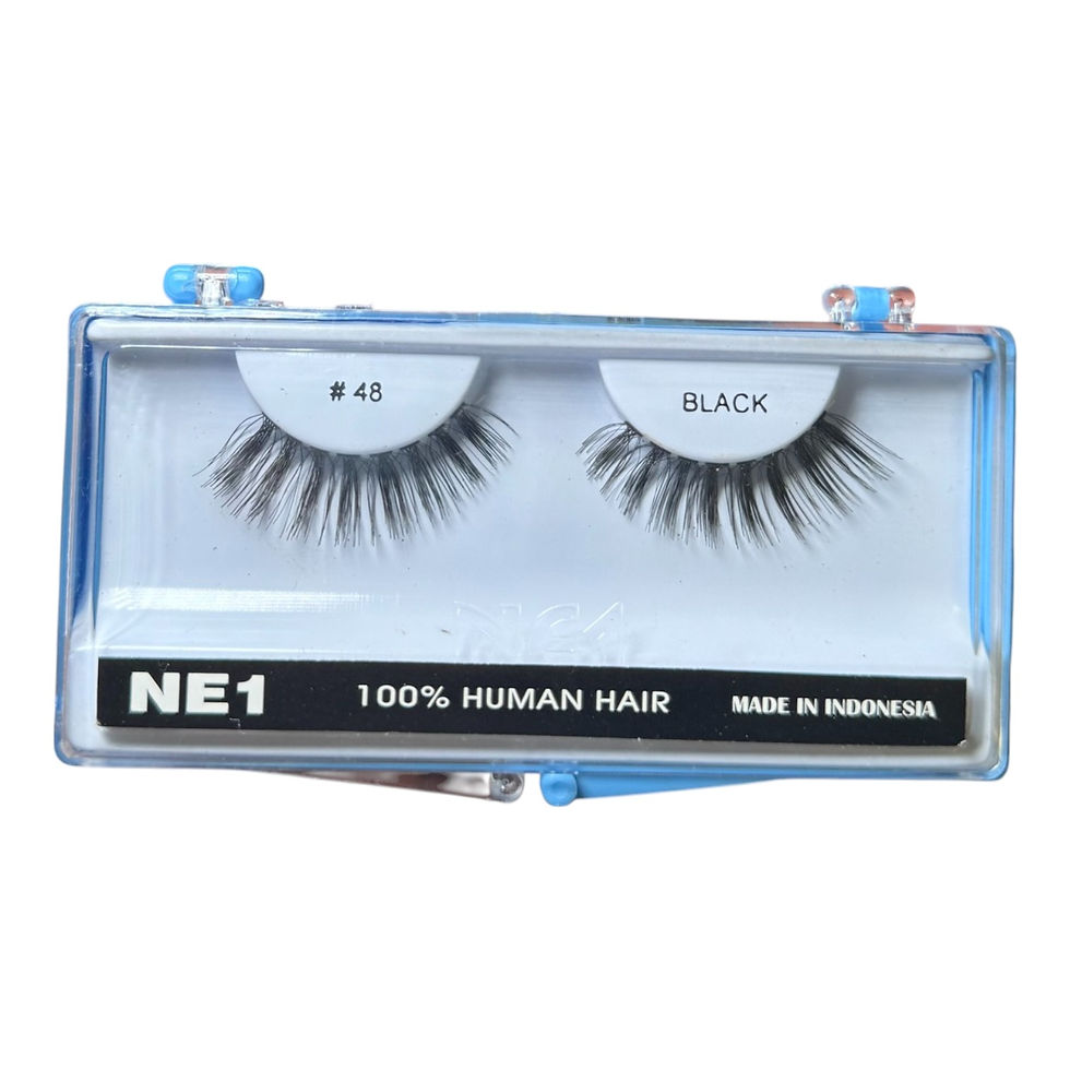 Thumbnail: NE1 100% Human Hair Blue/Pink Case Eyelashes