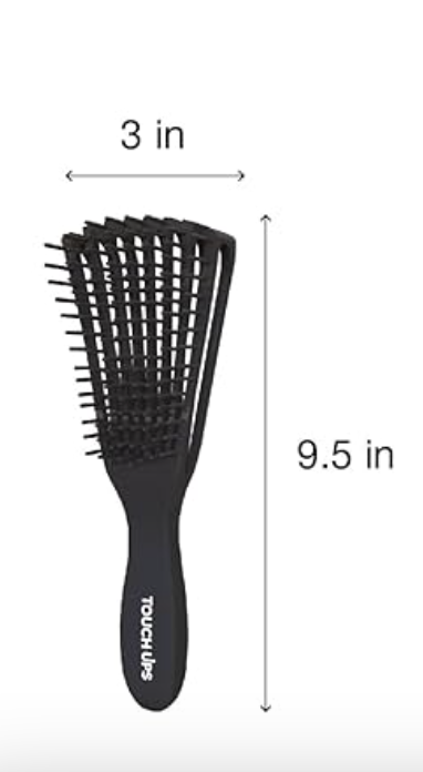 Thumbnail: TouchDown Adjustable Detangling Brush Flexible Wet or Dry Blow Drying Styling Ha