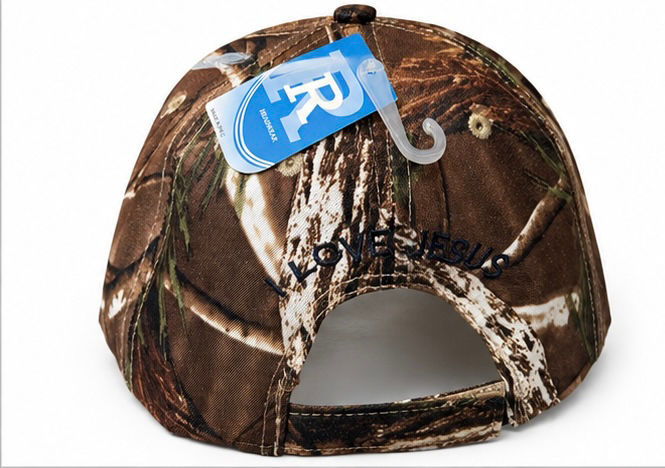 Thumbnail: Real Men Pray Everyday Camouflage Baseball Cap 