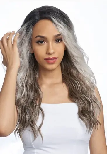 Thumbnail: Harlem125 TrueLine Illusion Hairline Braid Lace Front Wig TBL35, Color F4/30