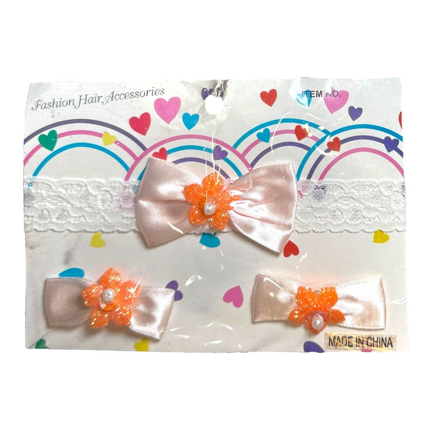 Thumbnail: Baby Flower Bow Headband and Clips Hair Accessories for Babies