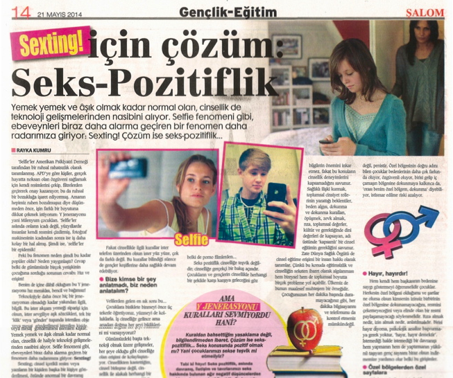 Sexting! için çözüm: Seks-Pozitiflik