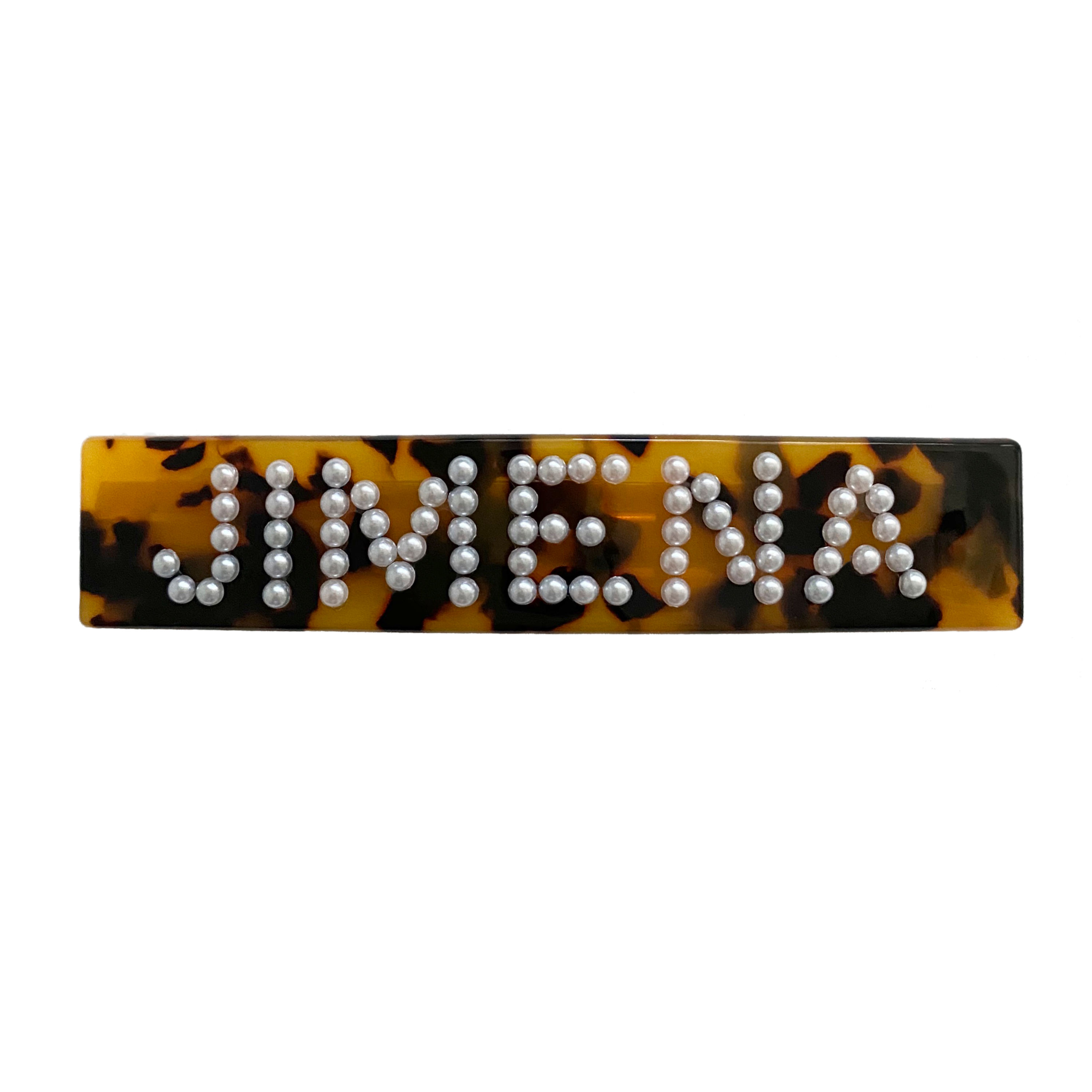 XL Tortoise dark Barrette