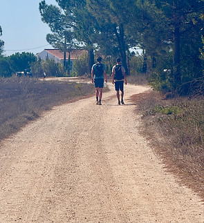 Twee mannen op Pad
