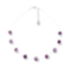 Our Wisps Beaded Necklace in Magenta