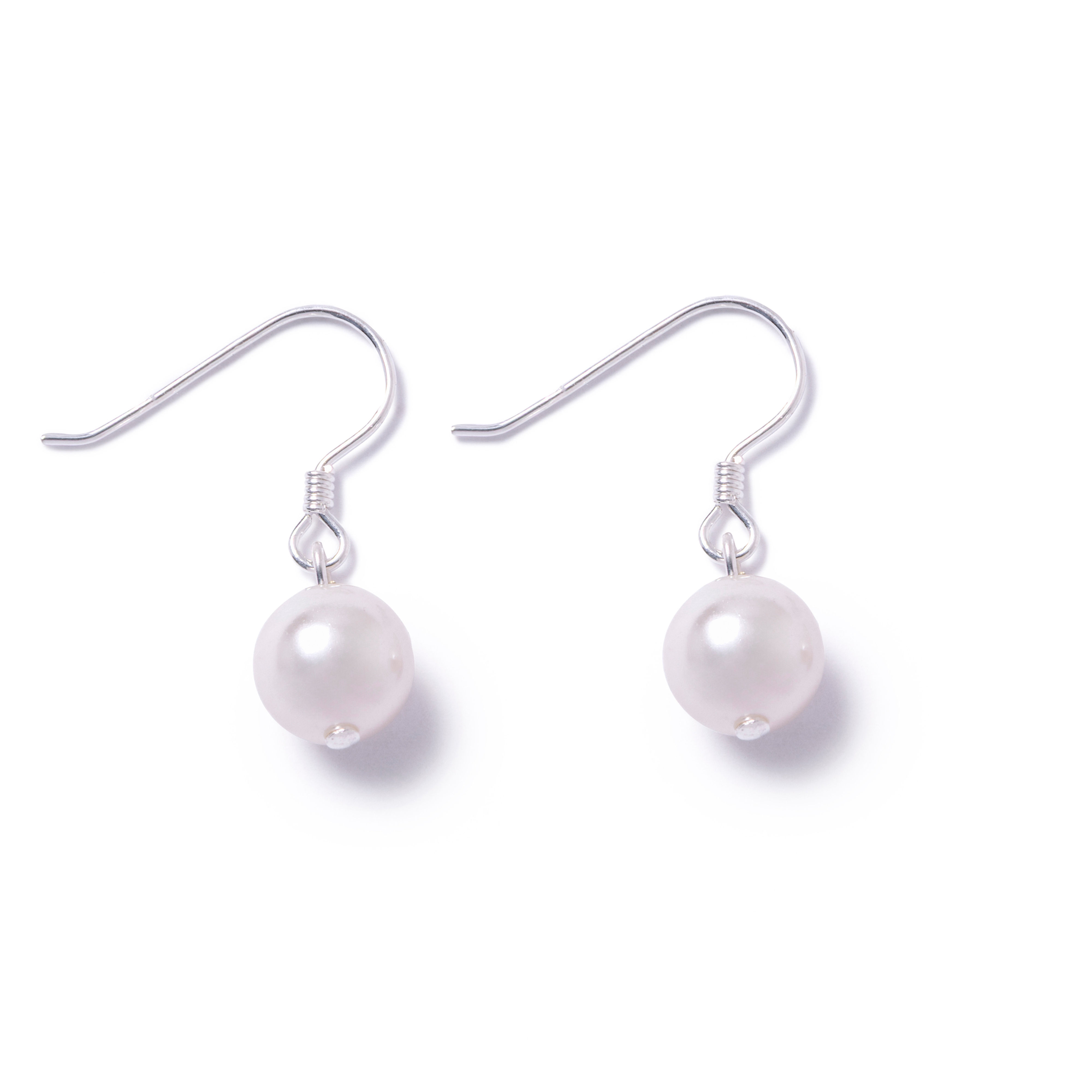 Ivory pearl earrings