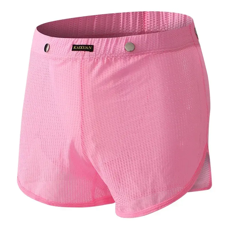 Thumbnail: Breathable Mesh Boxers for Men - Loose-Fit Athletic Underwear With Enhancing