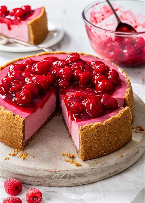 Raw Raspberry Cheesecake | The Green Gram