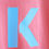 Thumbnail: K T-shirt pastel pink