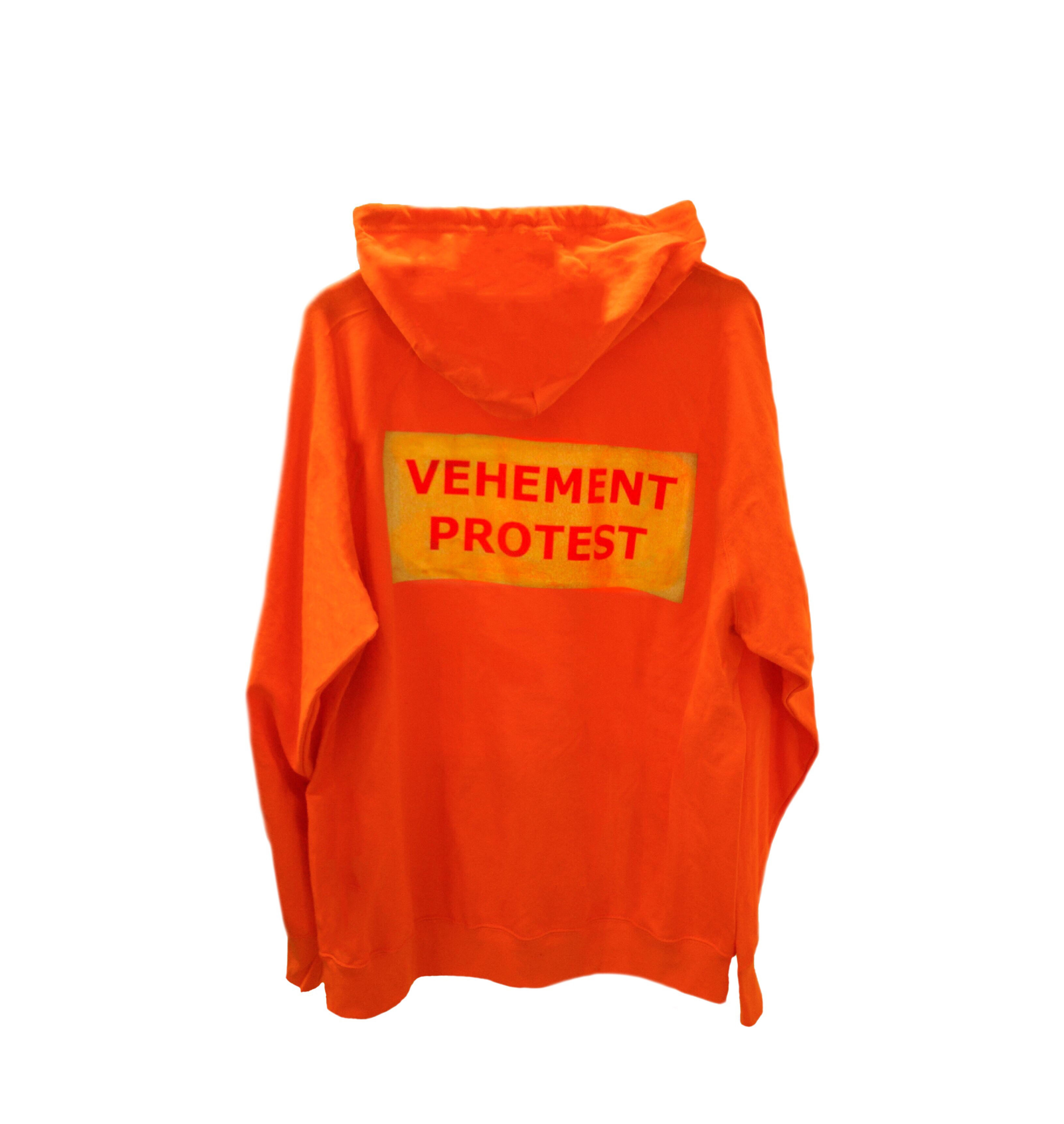 VEHEMENT PROTEST hoodie orange/gold