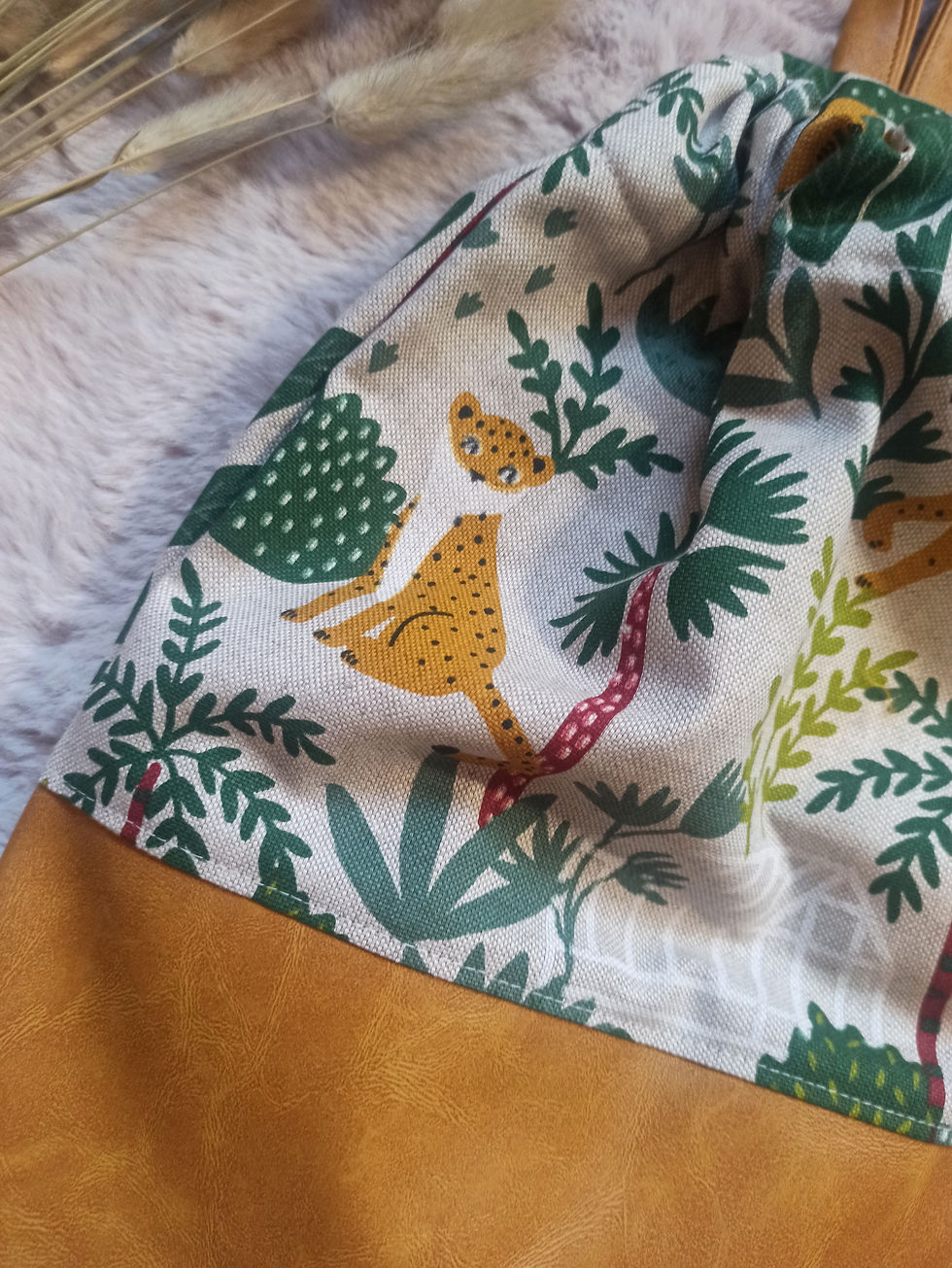 Miniature : Sac enfant ( jungle/ocre)