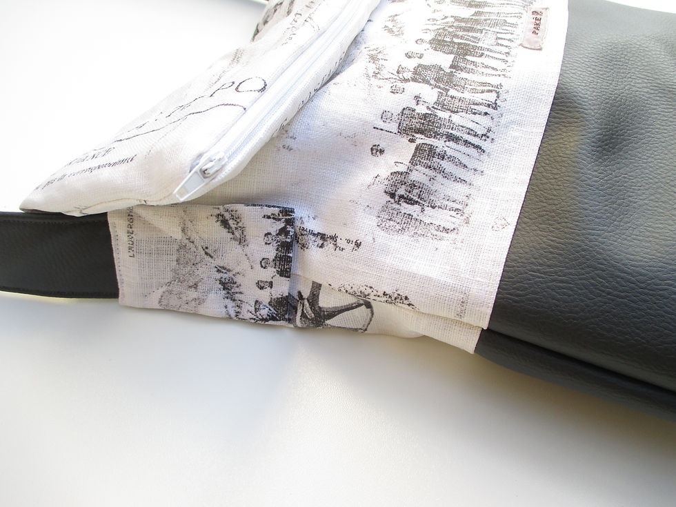 Miniature : Sac besace pliée