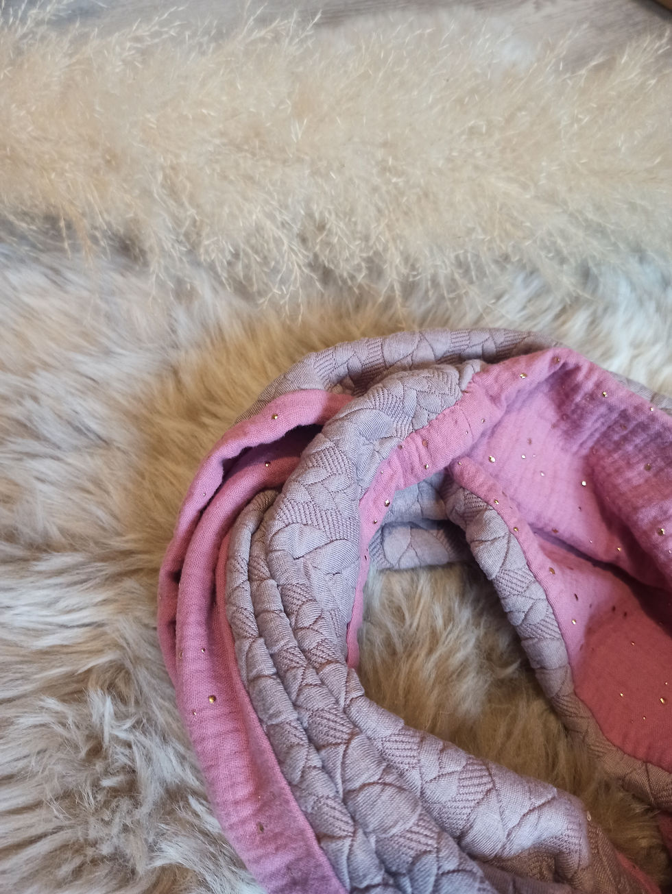 Miniature : Grand snood Rose C2