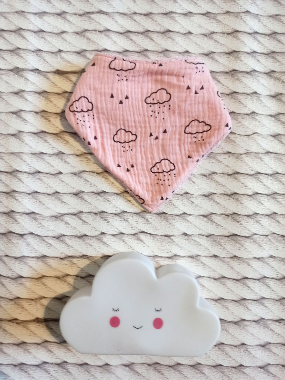 Miniature : Bandana bavoir lot de 2 Nuages / circus