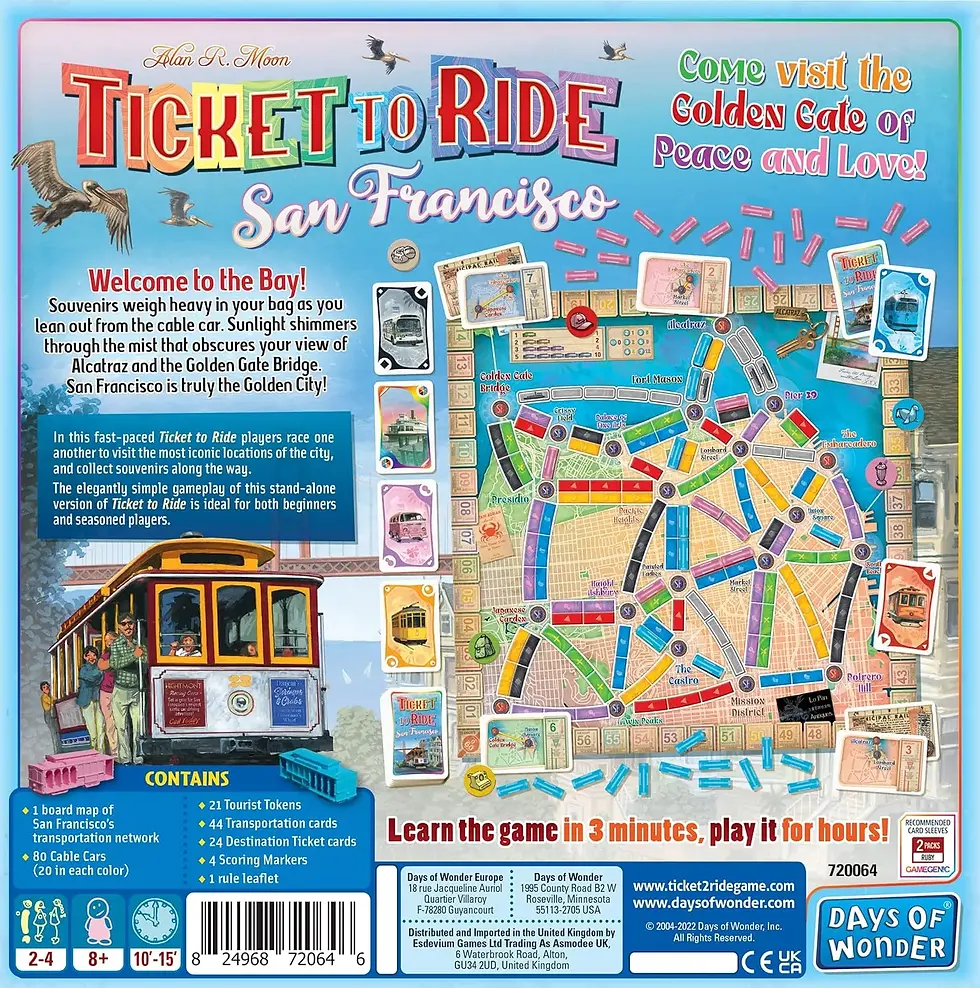 Thumbnail: Ticket to Ride: San Francisco