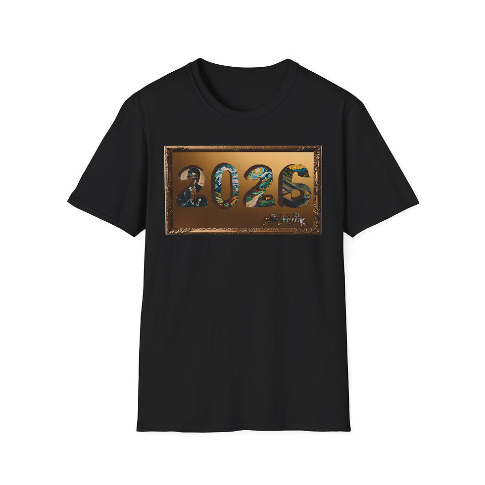 Thumbnail: "2026" ARTWXRK Graphic T‑Shirt — Painted Lettering Style Tee