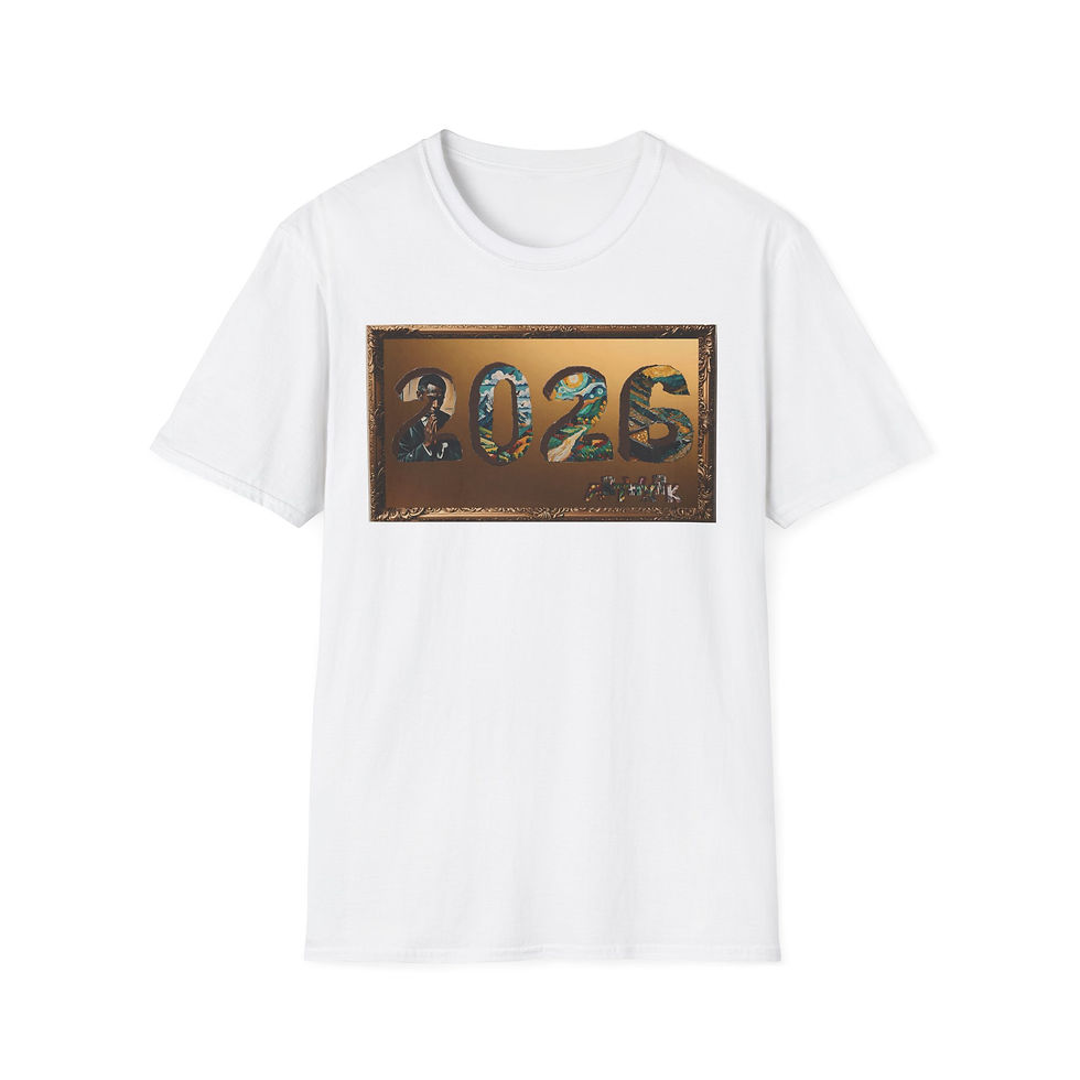 Thumbnail: "2026" ARTWXRK Graphic T‑Shirt — Painted Lettering Style Tee