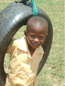 child smiling