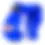 Thumbnail: Yokkao Matrix Blue Lace Up Boxing Gloves