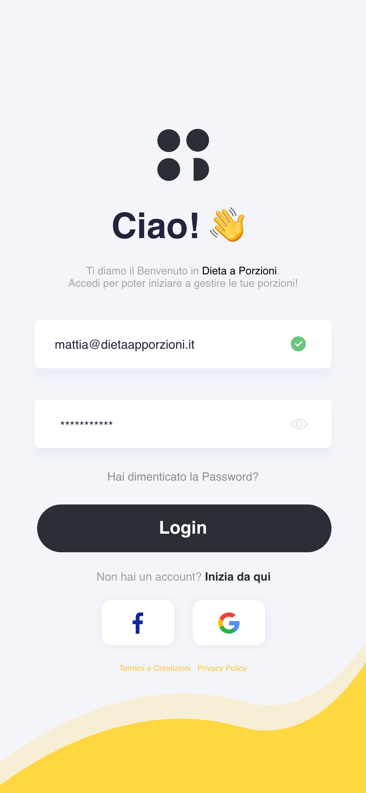 dieta a porzioni_onboarding_app