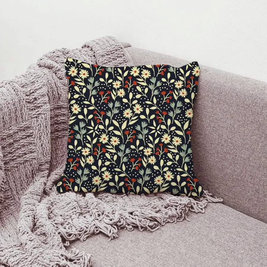 Thumbnail: coussin carré ann - Coussin decoratif - Deco salon - Deco Chambre - Boho style