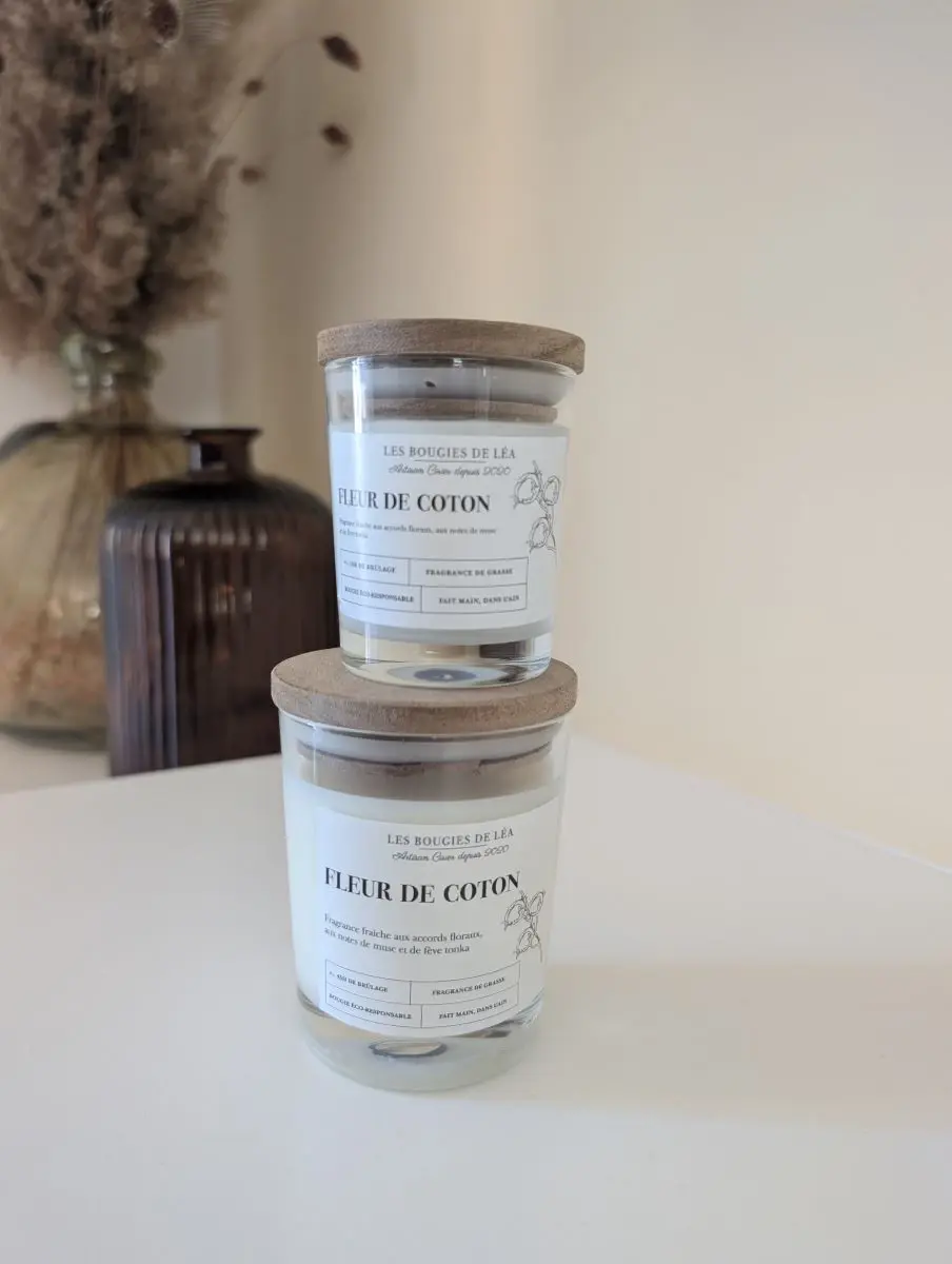 Miniature : Assortiment de bougies parfumées artisanales – Cire végétale parfumée naturelle - Fait main - Art de la table