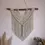 Miniature : Décoration Murale : Tenture Macramé et Bois Naturel - Suspension murale macramé - Déco bohème - Déco salon