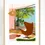 Thumbnail: Illustration Afternoon View - Inspiration mid-century moderne - Fait main - Made in France