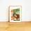 Thumbnail: Illustration Afternoon View - Inspiration mid-century moderne - Fait main - Made in France - Déco salon