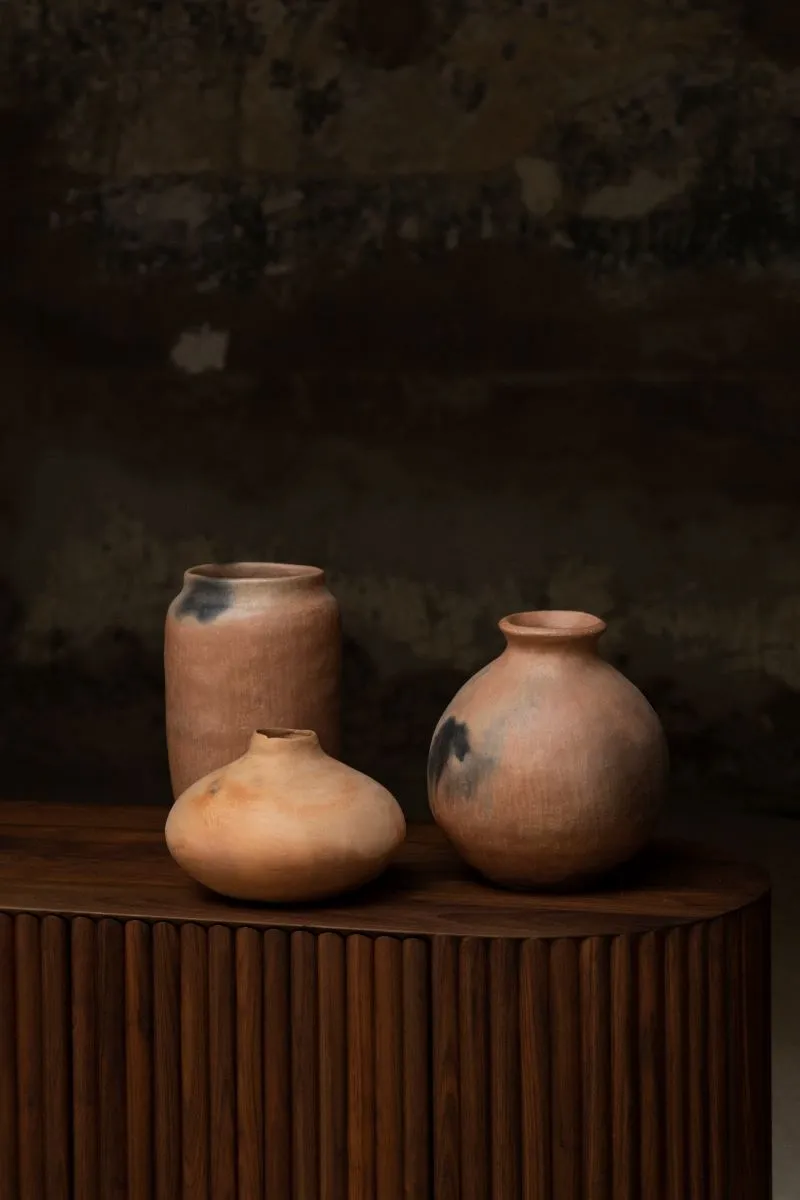 Vase Cruz - Élégance artisanale d'Oaxaca - Fait main