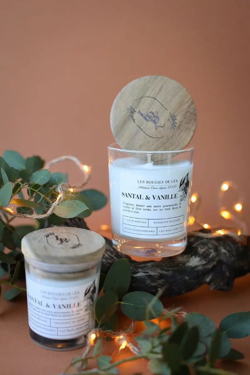 Miniature : Assortiment de bougies parfumées artisanales – Cire végétale parfumée naturelle - Fait main - Déco salon