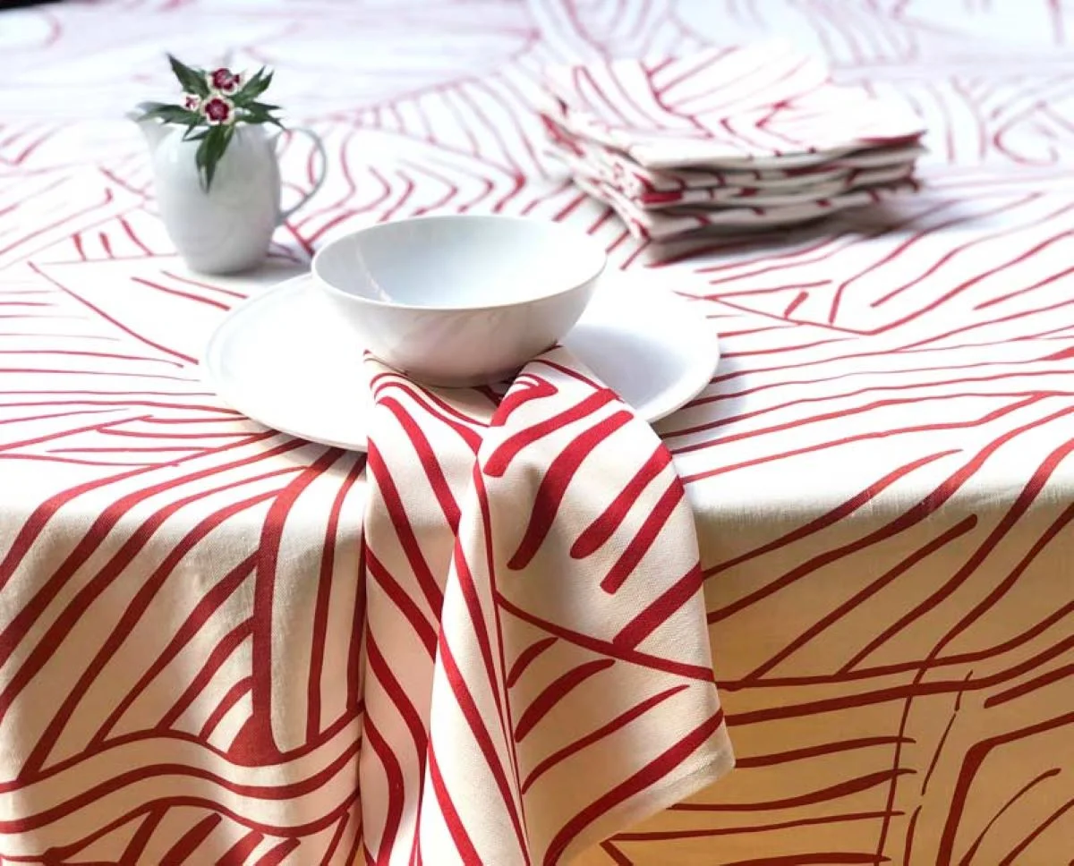 Nappe de table - Art de la table - Fait main - Made in France - Décorations intérieur - Décorations artisanals