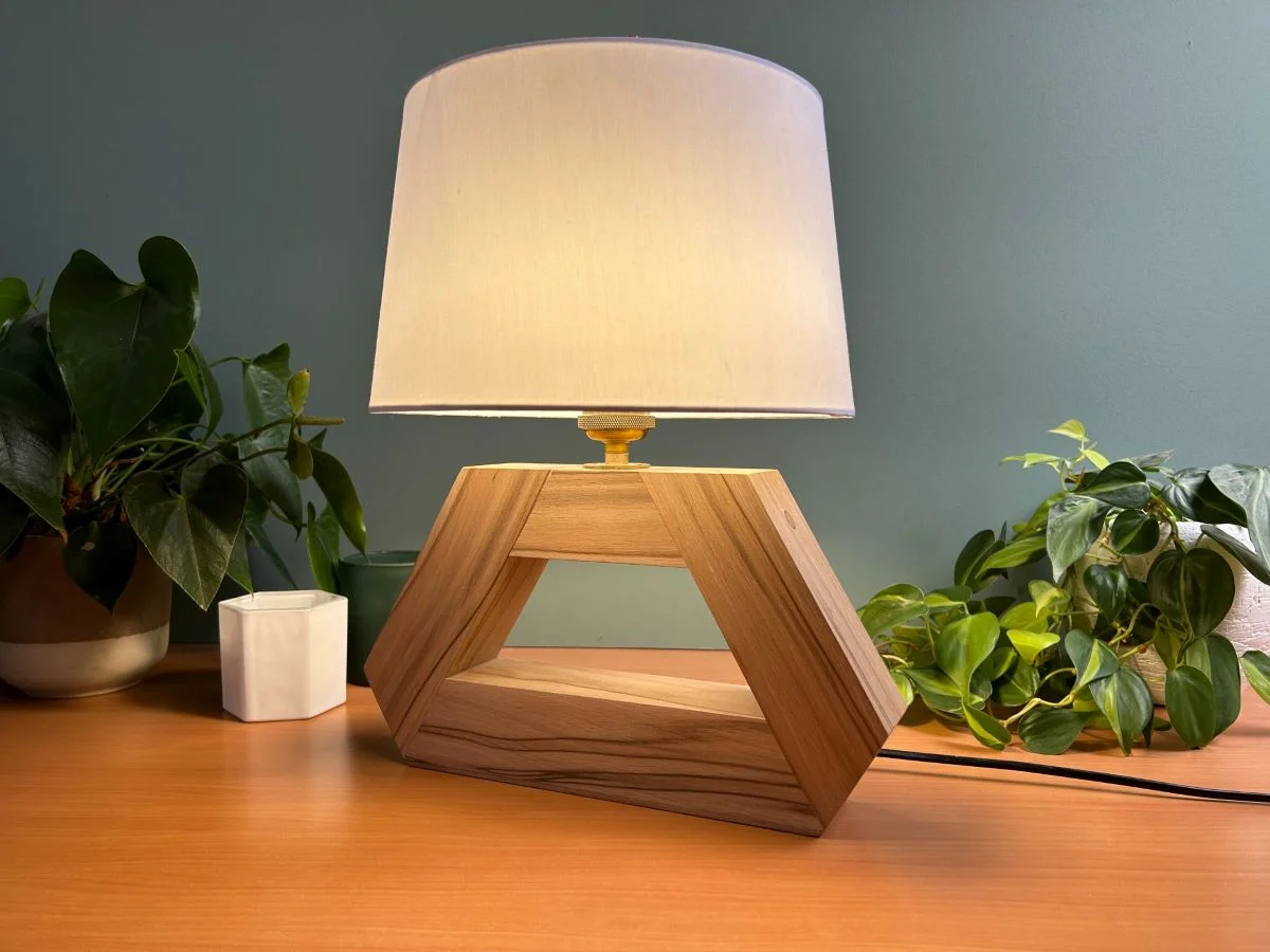 Luminaire - Lampes en bois - Lampe de chevet - Deco chambre - Deco salon - Fait main - Made in France