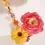 Miniature : Bouquet Pivoine Coral Charm et Gerberas – Composition Artisanale en Origami - Fait main - Made in France - Déco fleurs