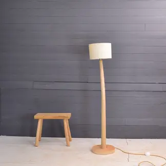 Lampadaire en bois - Luminaire en bois - Fait main - Made in France - Décoration intérieur