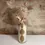 Miniature : SPIRIT – Soliflores en duo | Vases artisanaux en faïence blanc et or - Fait main - Handcrafted