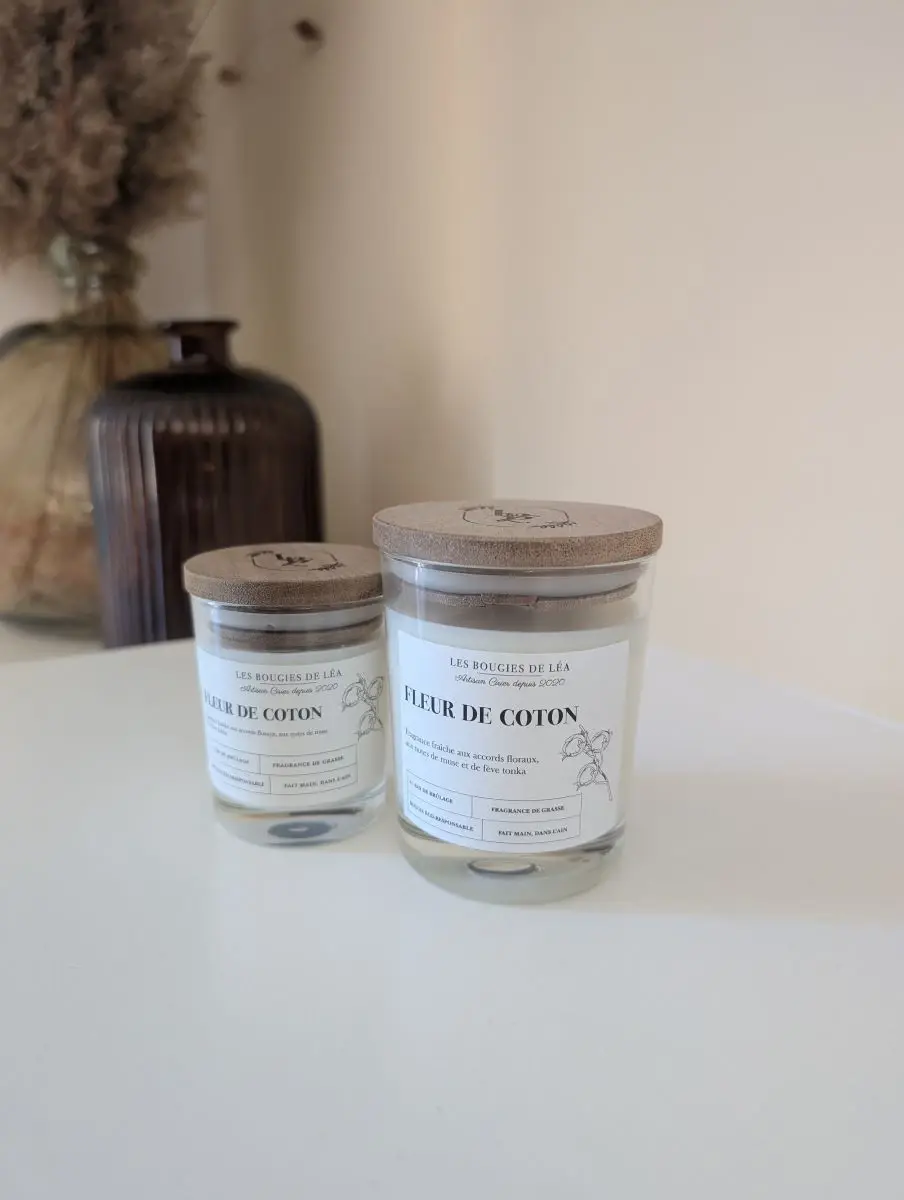 Miniature : Assortiment de bougies parfumées artisanales – Cire végétale parfumée naturelle - Fait main - Object artisanal bohème