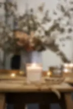 Grande Bougie parfumée artisanale en cire végétale – Parfum de Grasse - Fait main