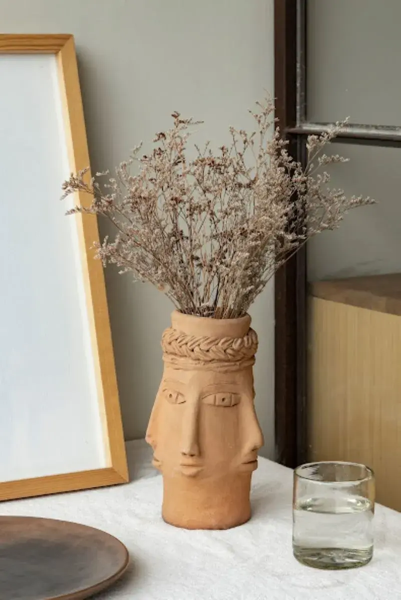 Vase Don José – Une œuvre d’art en terre cuite - Fait main - Made in Mexico
