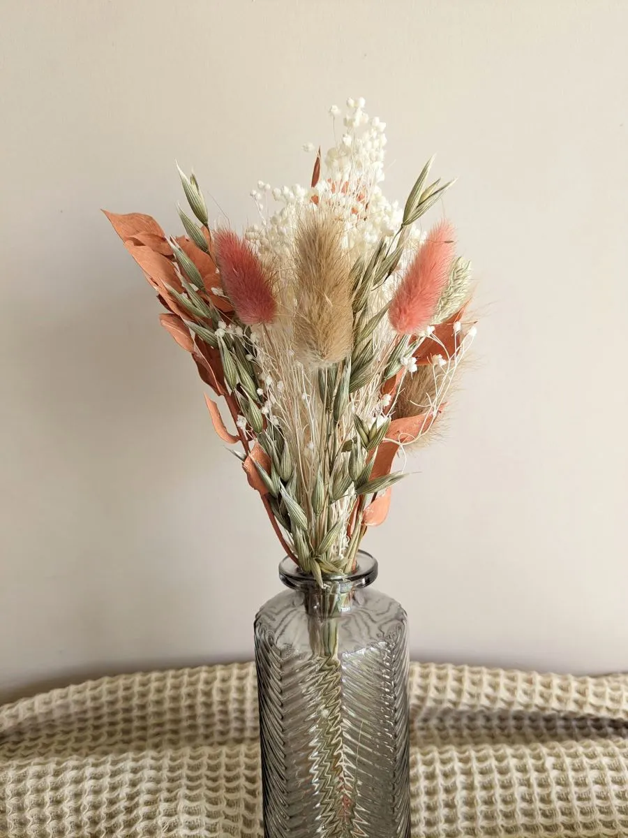 Trois Petits Bouquets de Fleurs Séchées – Élégance Naturelle pour Votre Table - Fait main - Made in France - Déco bohème